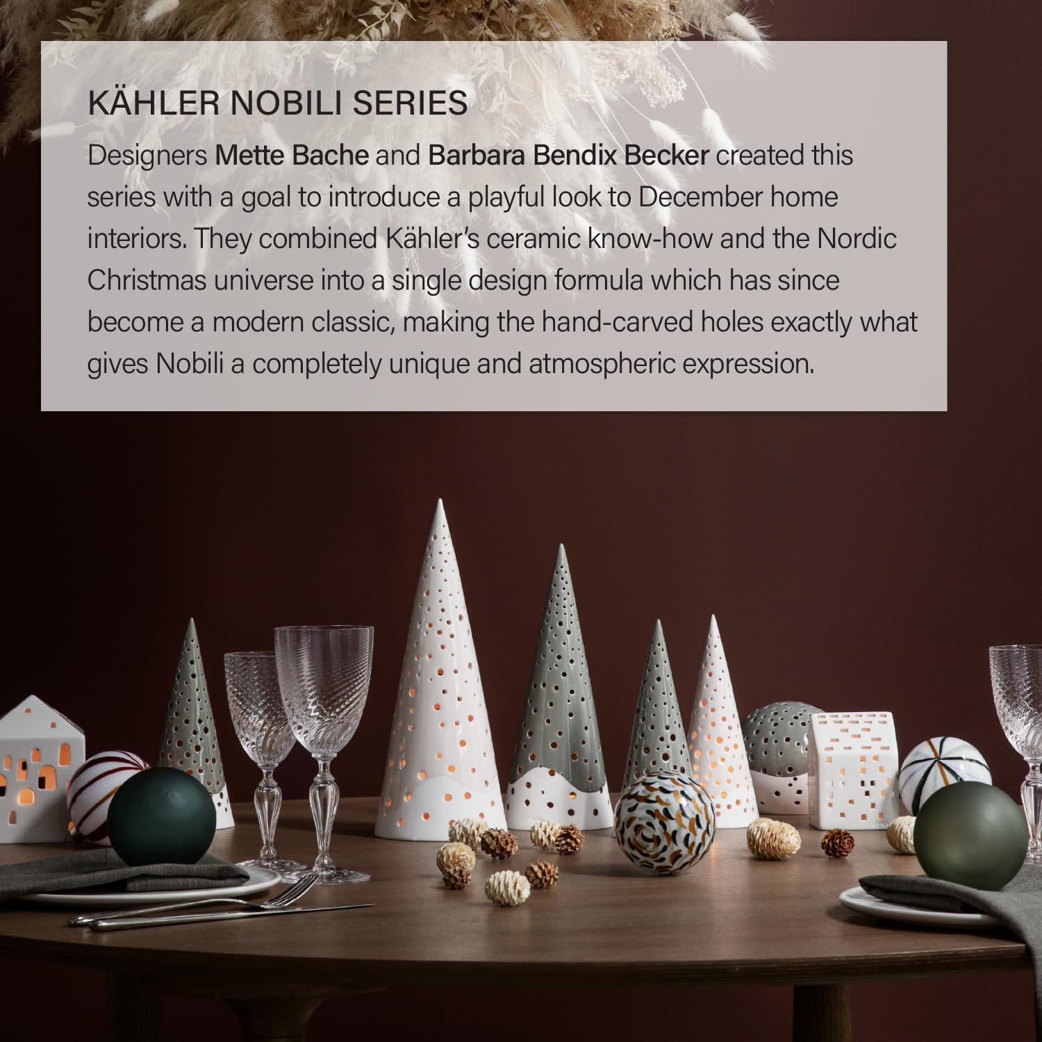 Amazon.co.jp: KAHLER ノビリ ティーライトホルダー ツリー LARGE SNOW